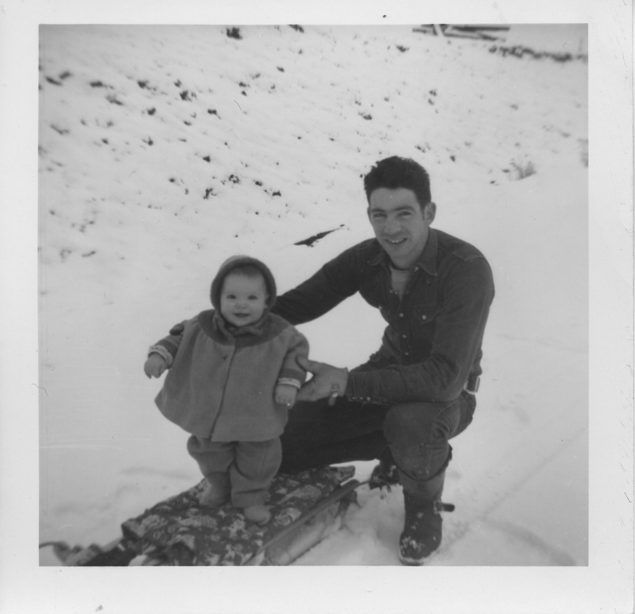 Veronica Monet with Dad 1960